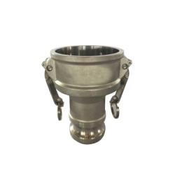 DA - 3040 - SS Cam and Groove Reducer Coupler, 3 in Female Coupler x 4 in Male Adapter, Stainless Steel - GetHydraulics.com