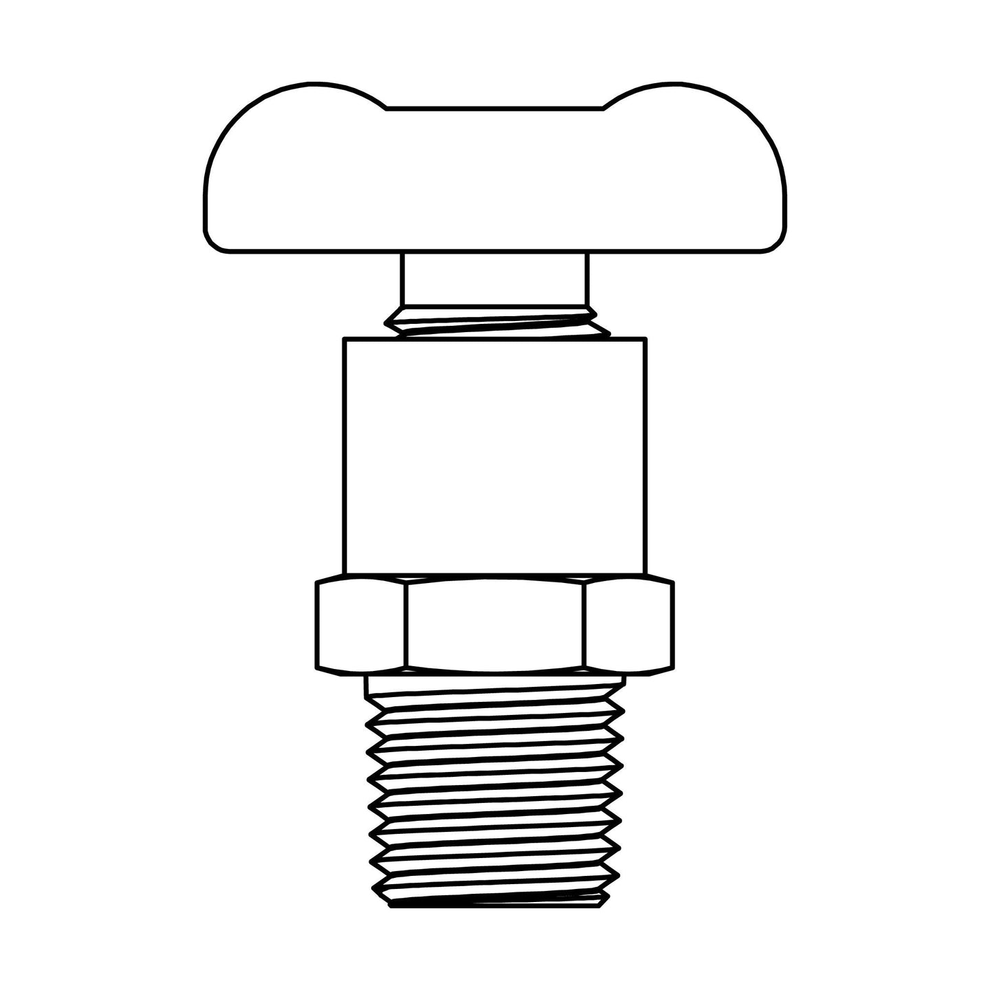DC603 - 06 Tee Handle Internal Seat - GetHydraulics.com