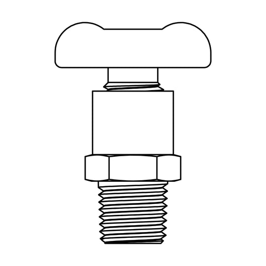 DC603 - 08 Tee Handle Internal Seat - GetHydraulics.com