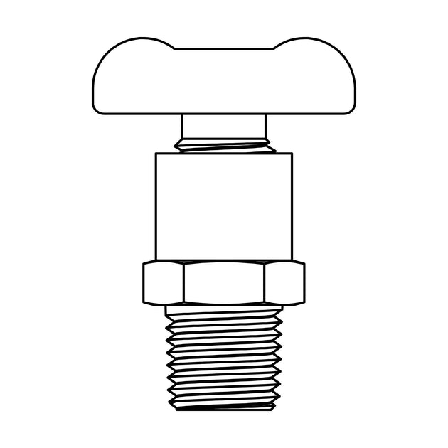 DC603 - 08 Tee Handle Internal Seat - GetHydraulics.com
