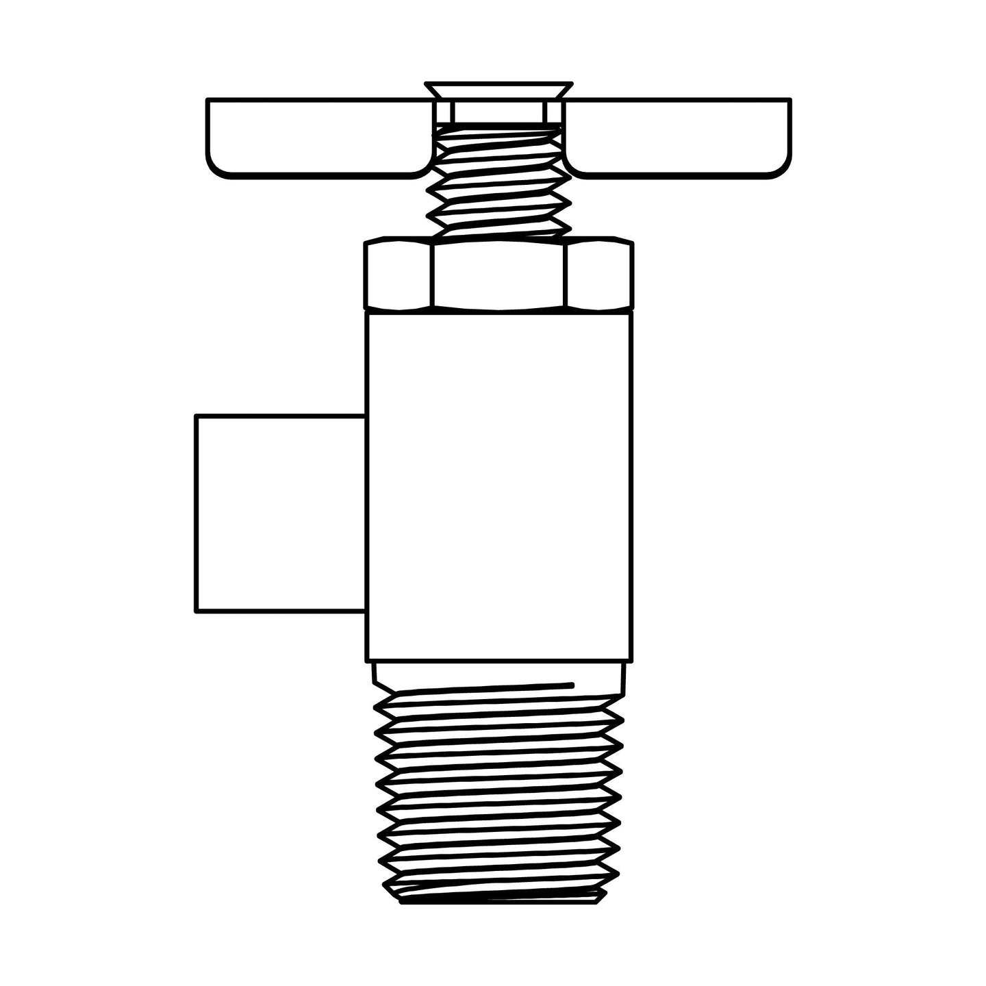 DC607 - 04 Angle BIB Drain Cock - GetHydraulics.com