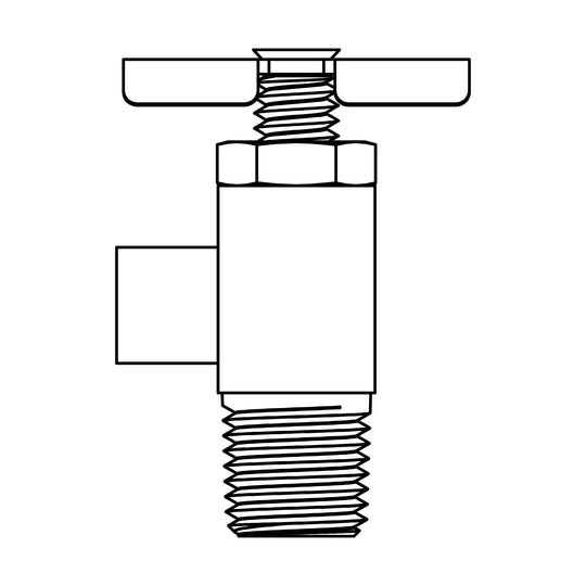 DC607 - 04 Angle BIB Drain Cock - GetHydraulics.com
