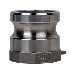 E - CGA - 075 - SS1 Economy Series Type A Cam and Groove Adapter, 3/4 - in Male Adapter x 3/4 - in Female NPT, Stainless Steel - GetHydraulics.com