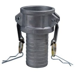 E - CGC - 100 - A1 Economy Series Type C Cam and Groove Coupler, 1 - in Female Cam x 1 - in Hose Shank, Aluminum - GetHydraulics.com