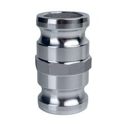 E - SA - 200 - A Economy Series Type AA Cam and Groove Spool Adapter, 2 - in Male Adapter x 2 - in Male Adapter, Aluminum - GetHydraulics.com