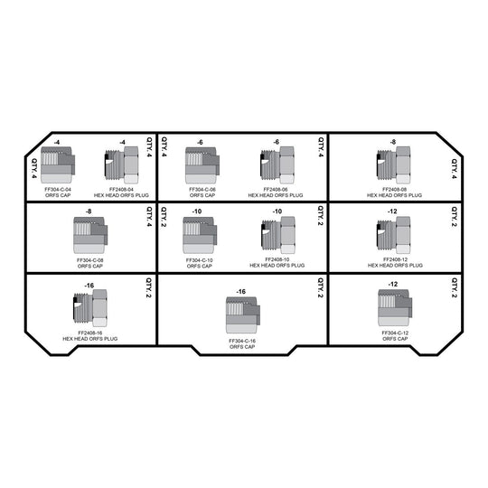 FACE SEAL Fittings Tower - GetHydraulics