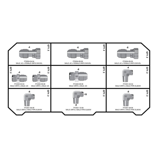 FACE SEAL Fittings Tower - GetHydraulics