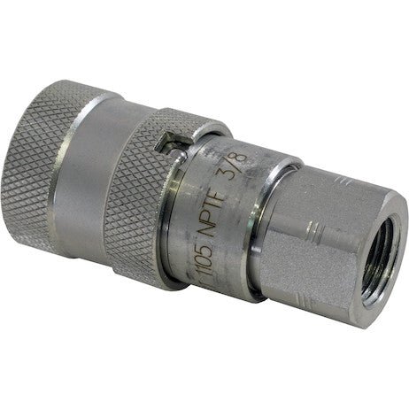 FF0808 1/2 Inch Female Flush - Face Coupler With 1/2 Inch NPT Port - GetHydraulics