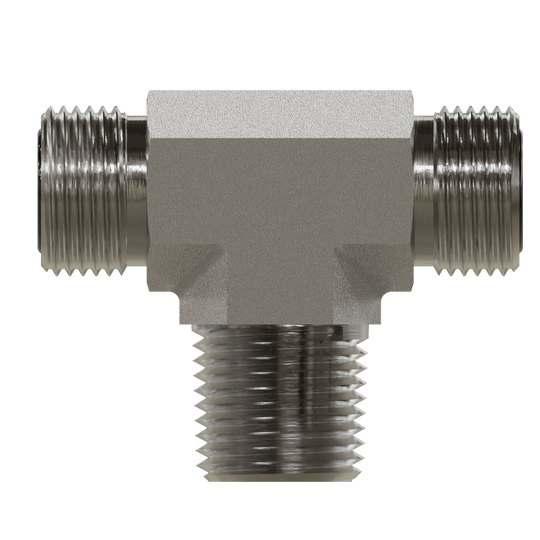 FF2601 - 20 - 20 - 20 ORFS to Pipe Branch Tee - GetHydraulics.com
