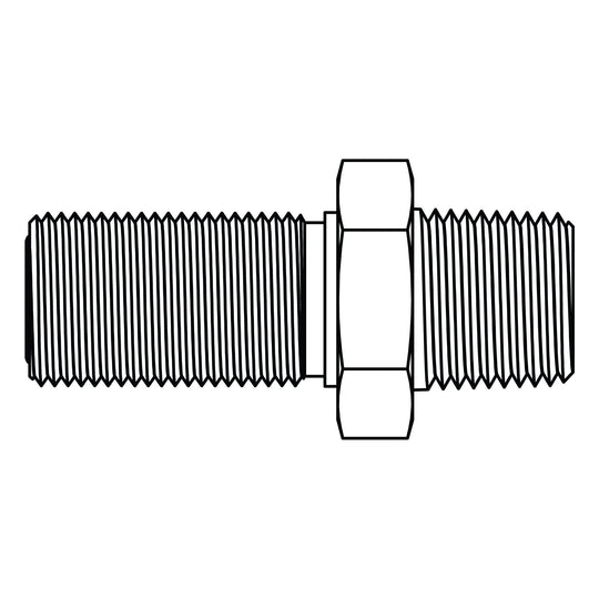 FF2706 - 16 - 16 ORFS to Pipe Bulkhead - GetHydraulics.com
