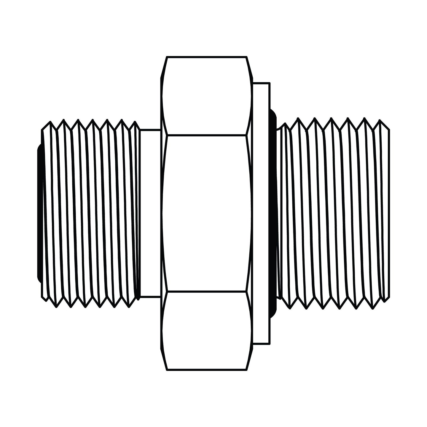 FF3800 - 06 - 06 ORFS to BSPP - GetHydraulics.com