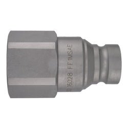 FF3812MSAE Flat Face SAE O-Ring Plug, 3/8 - in Body x 1/2 - in Female O-Ring Boss, Steel - GetHydraulics.com