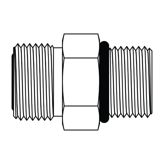 FF6400 - 20 - 16 ORFS to O-Ring - GetHydraulics.com
