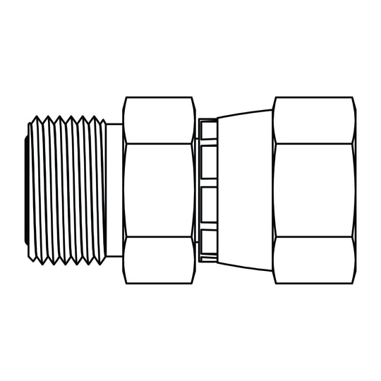 FF6402 - 10 - 10 ORFS to JIC Swivel - GetHydraulics.com