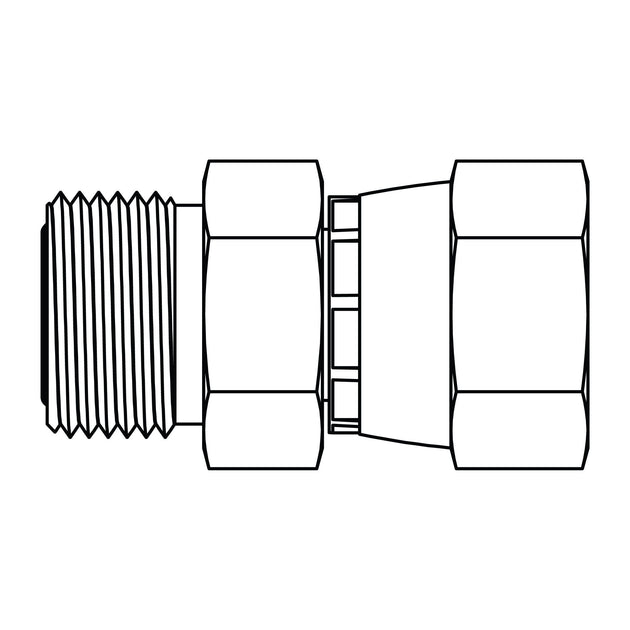 FF6402 - 10 - 10 ORFS to JIC Swivel - GetHydraulics.com