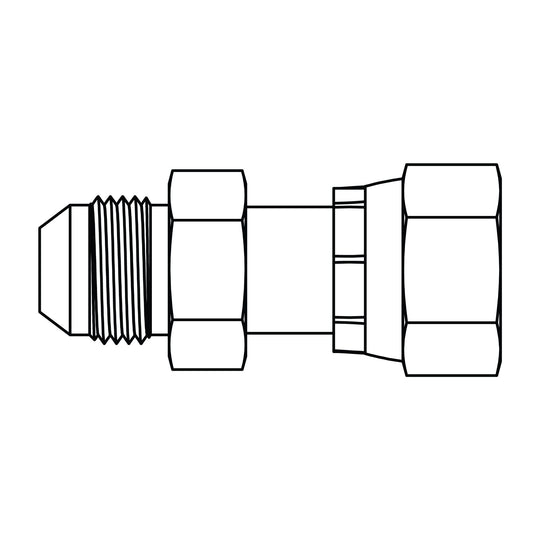 FF6504 - 08 - 08 JIC to ORFS Swivel - GetHydraulics.com
