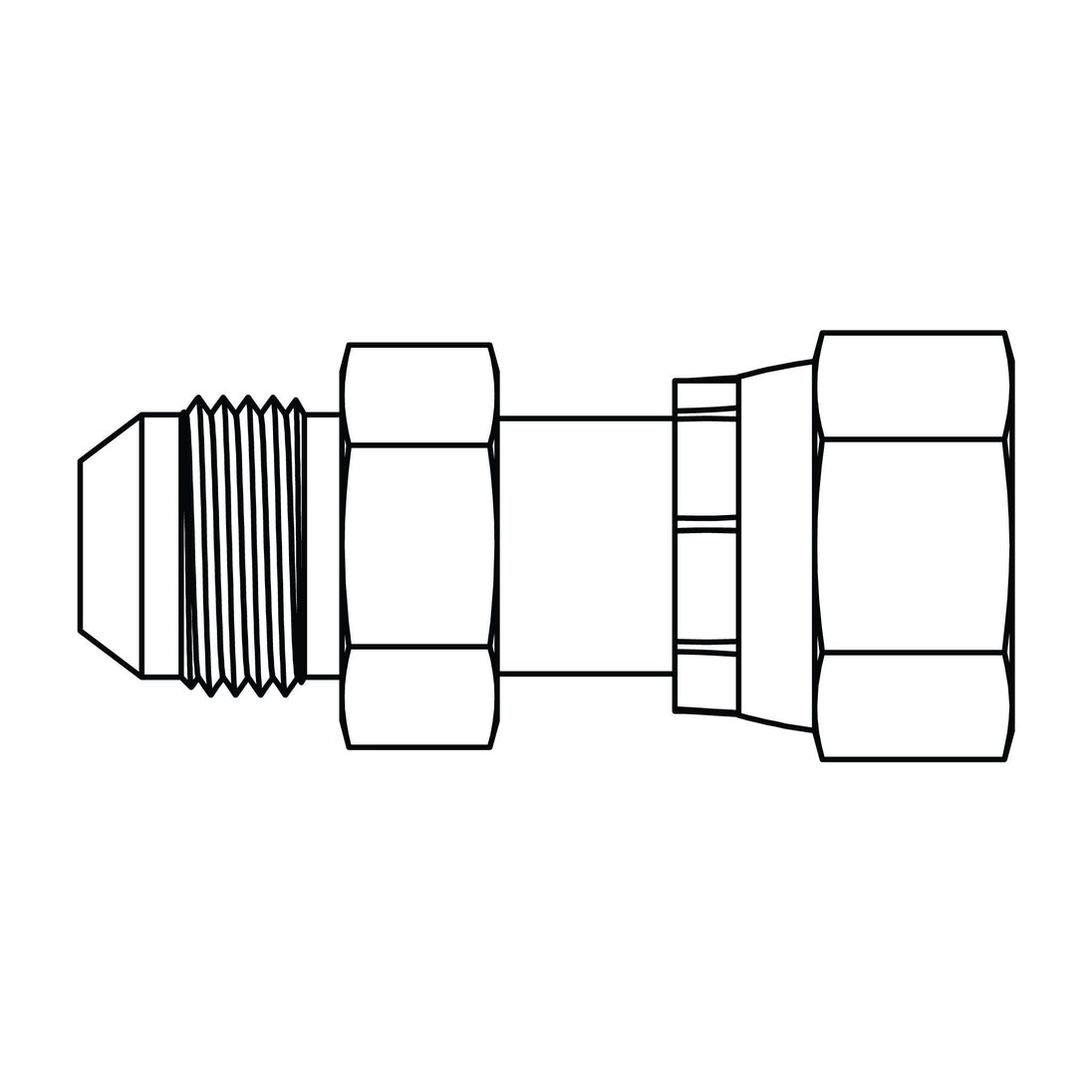 FF6504 - 10 - 10 JIC to ORFS Swivel - GetHydraulics.com