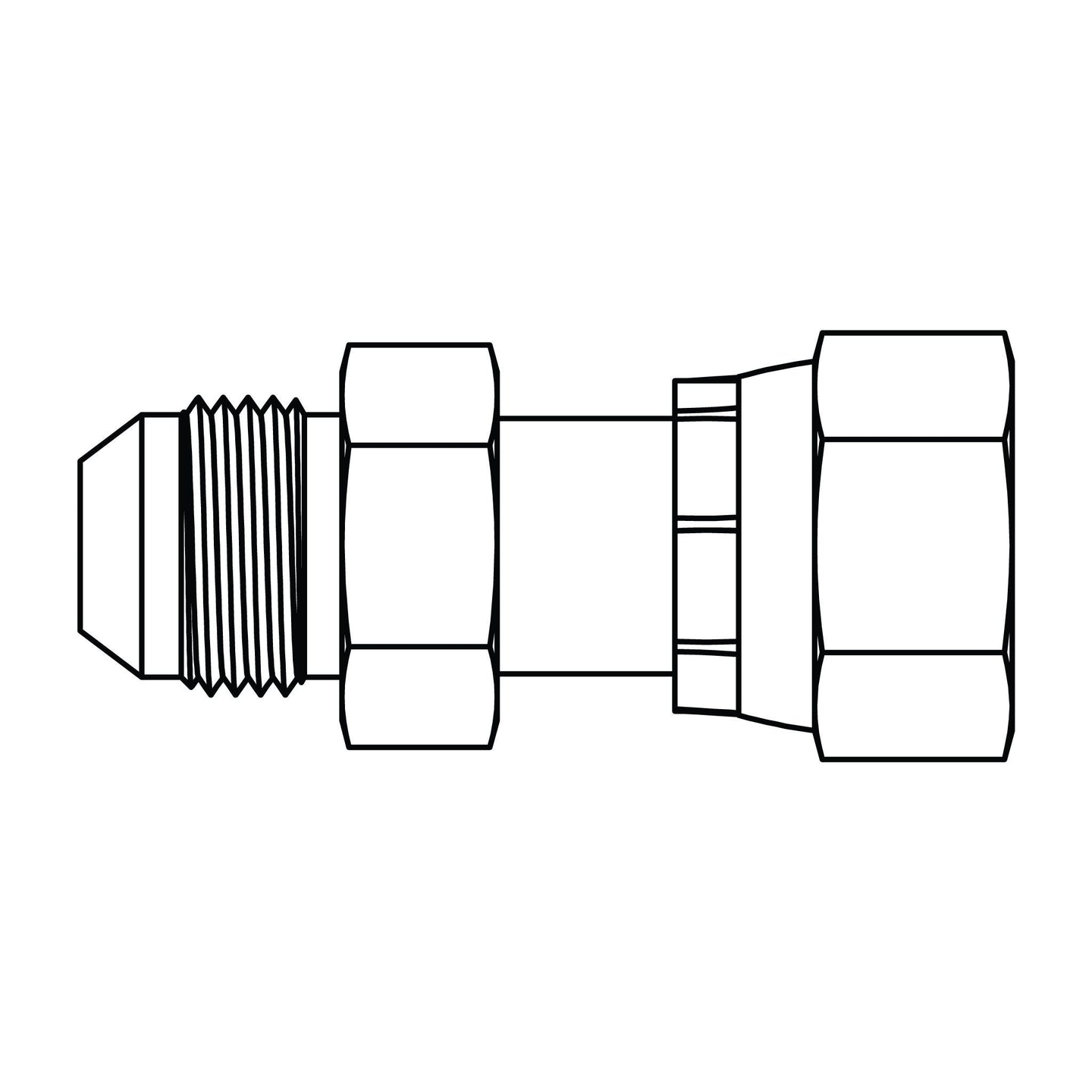 FF6504 - 16 - 16 JIC to ORFS Swivel - GetHydraulics.com