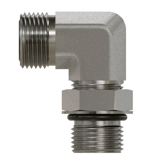 FF6801 - 08 - 08 ORFS to O-Ring Elbow 90 - GetHydraulics.com