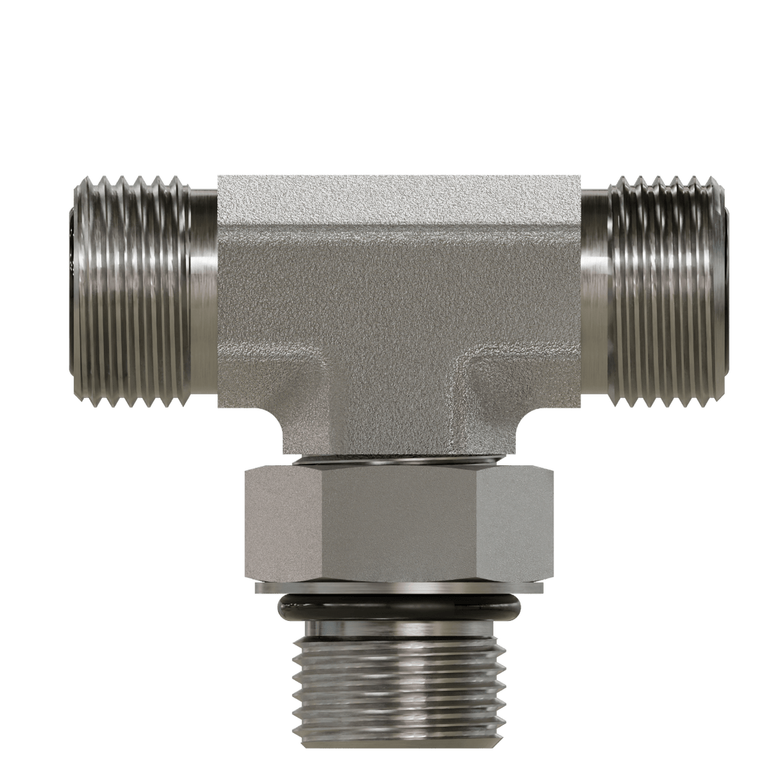 FF6803 - 20 - 20 - 16 ORFS to O-Ring Branch Tee - GetHydraulics.com