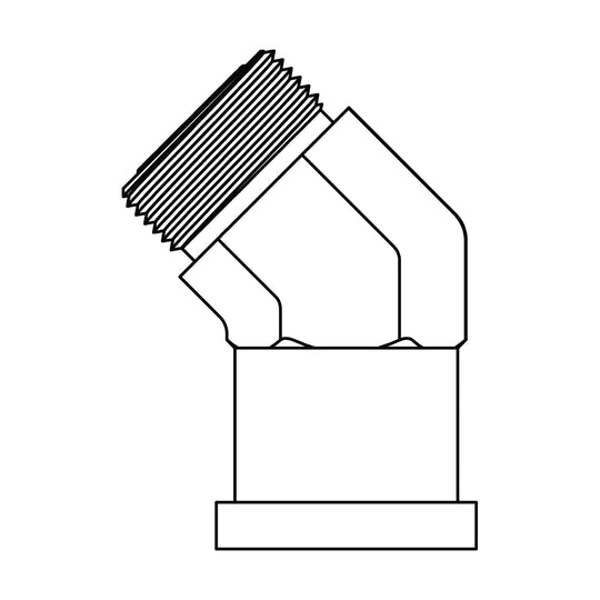 FGFF6845 - 20 - 20 ORFS to Flange - 45 - Code 61 - GetHydraulics.com