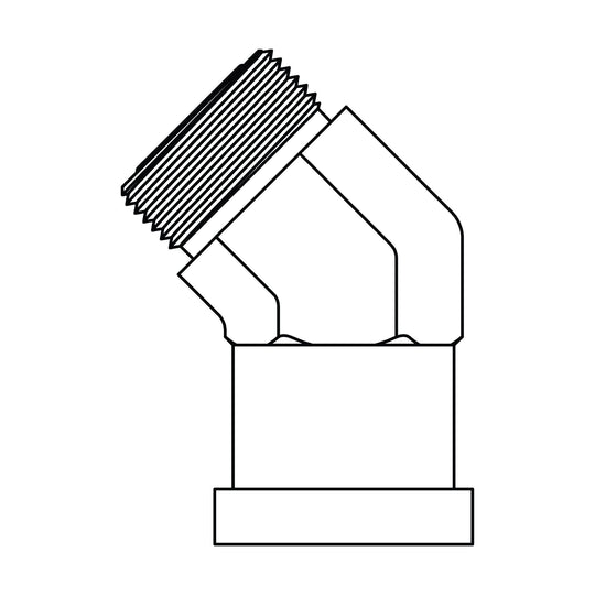 FGFF6847 - 16 - 16 ORFS to Flange - 45 - Code 62 - GetHydraulics.com