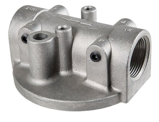 FH225 50 GPM Return Line Filter Head 1 - 1/4 Inch NPT/25 PSI Bypass - GetHydraulics