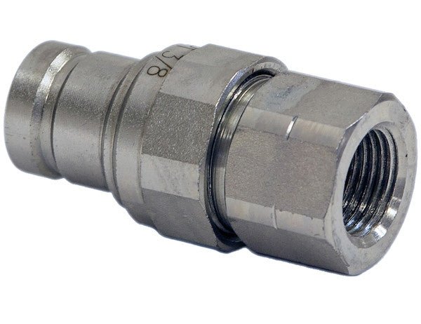 FM0812 1/2 Inch Male Flush - Face Coupler With 3/4 Inch NPT Port - GetHydraulics