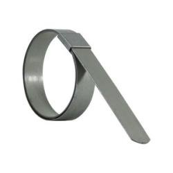 FS11 Preformed Clamp, 2 - 3/4 in Nominal, Stainless Steel, 5/8 in W, 0.022 in Thick - GetHydraulics.com