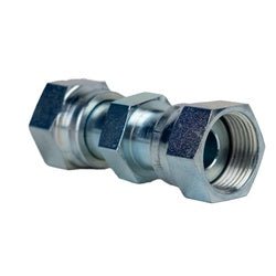 FS65101212 Straight Union, 1 - 3/16 in Female ORFS x 1 - 3/16 in Female ORFS, Steel - GetHydraulics.com