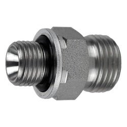 FS7012 - 06 - 04 Adapter, 3/8 - in Male O-Ring Face Seal x 1/4 - in Male BSPP, Steel - GetHydraulics.com