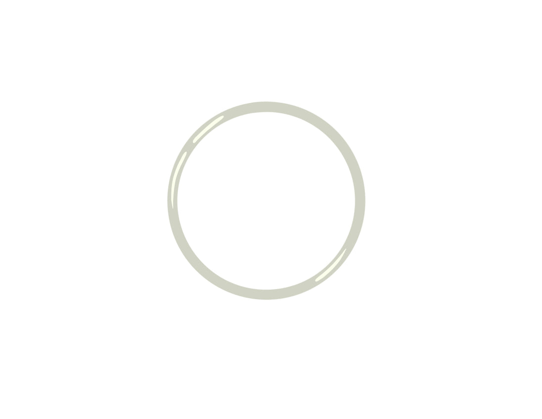FSI - CB - 08 - W Color code band for FSI series 1/2" coupling or nipple body; White - GetHydraulics.com