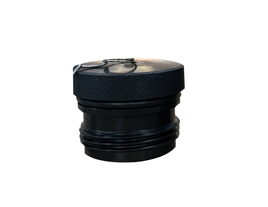 FSI - PDP - 06 Plastic dust plug for 3/8" FSI coupler, with stainless steel chain and hook - GetHydraulics.com