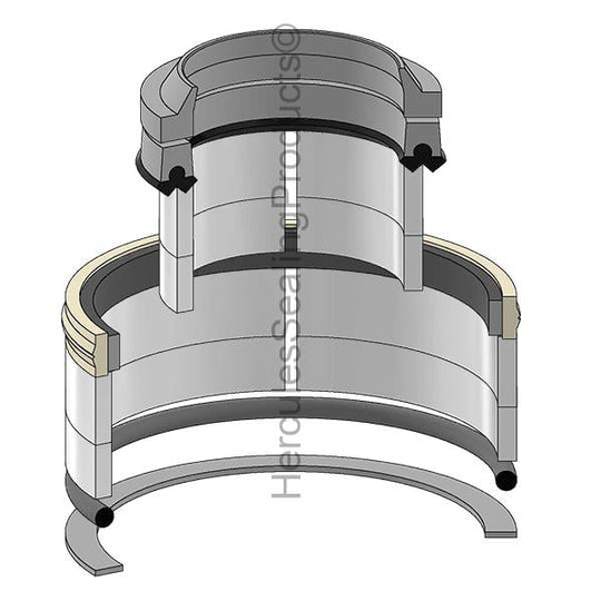 GENIE-219148GT GENIE Hydraulic Seal Kit, Rod 1.250 x Bore 3.750 - Union Hydraulics