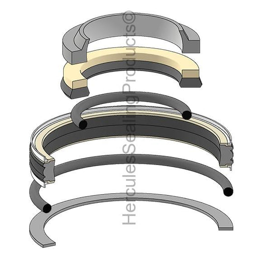 GENIE-635965 GENIE Hydraulic Seal Kit, Rod 60.000 x Bore 120.000 - Union Hydraulics