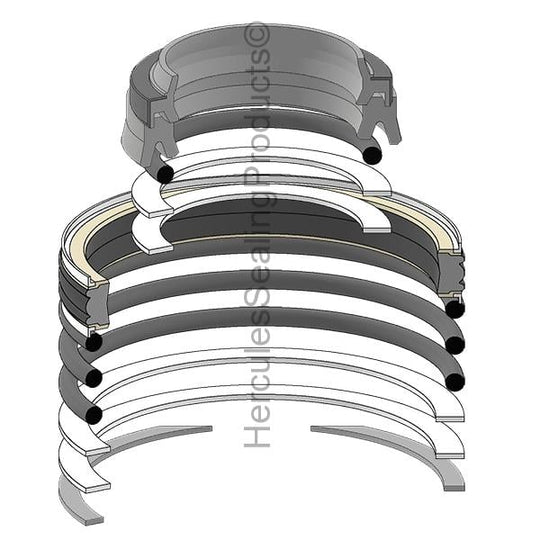 GENIE-94258GT GENIE Hydraulic Seal Kit, 40.00 x 75.00, Hydraulic Seal Kit - Union Hydraulics