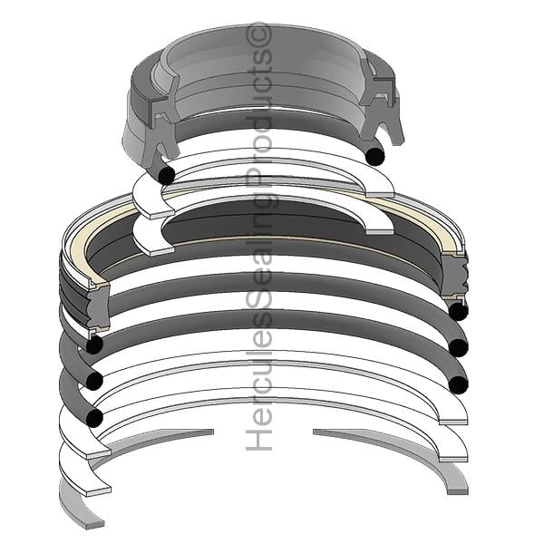 GENIE-94258GT GENIE Hydraulic Seal Kit, 40.00 x 75.00, Hydraulic Seal Kit - Union Hydraulics