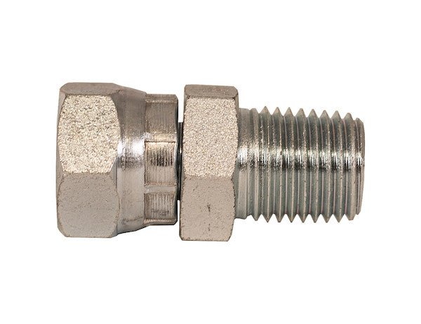 H9205X12X8 3/4 Inch NPSM Female Pipe Swivel To 1/2 Inch Male Pipe Thread Straight - GetHydraulics