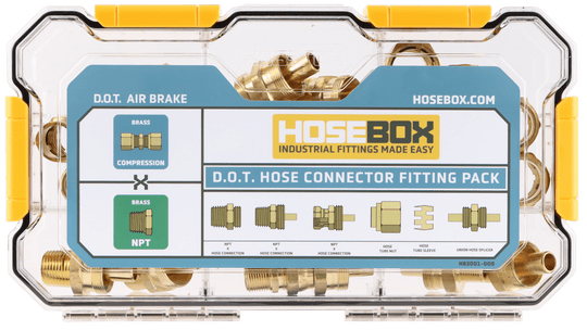 HB3001-008 HoseBox D.O.T. Hose Connection Fitting Pack - Union Hydraulics