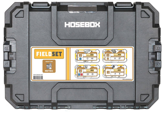 HBFS2025-006 HoseBox Heavy Din Fittings Field Set - Union Hydraulics