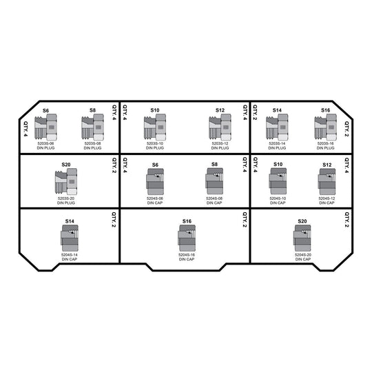 HEAVY DIN Fittings Tower - GetHydraulics