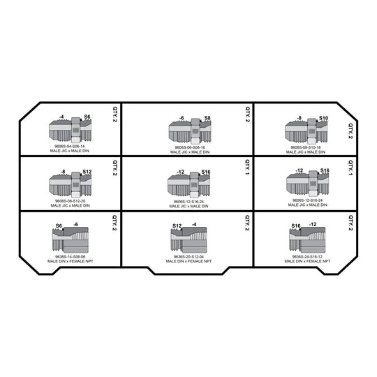 HEAVY DIN Fittings Tower - GetHydraulics