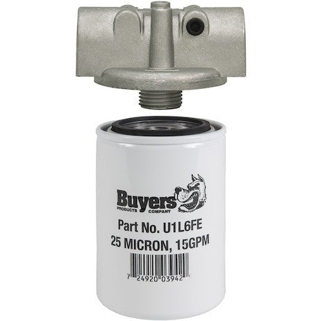 HFA12515 15 GPM Return Line Filter Assembly 3/4 Inch NPT/25 Micron/15 PSI Bypass - GetHydraulics