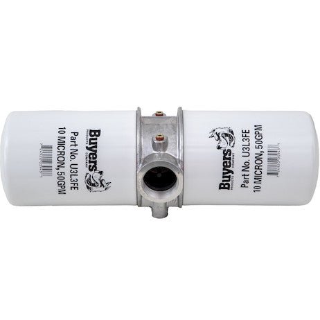 HFA31015 100 GPM Return Line Filter Assembly 1 - 1/2 Inch NPT/10 Micron/15 PSI Bypass - GetHydraulics