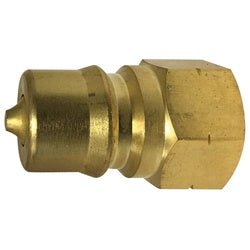 HNV1M ISO - B Interchange Quick Disconnect Pipe Plug, 1 - in Body x 1 - in Female NPT, Brass - GetHydraulics.com