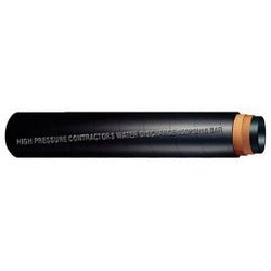 HPCWB250 - 300 High Pressure Contractor's Water Discharge Hose, 100 ft L, 250 psi, Rubber Tube, Black - GetHydraulics.com