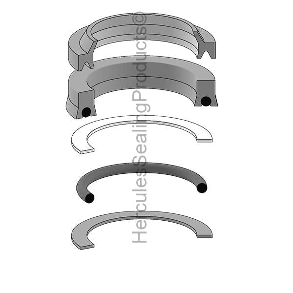 HSKN5-660-P-05V Hydro-Line Hydraulic Rod Seal Kit 5/8 - Union Hydraulics
