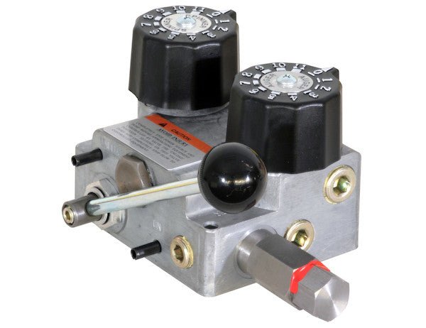HVC715 3/4 Inch NPT Dual Flow Hydraulic Spreader Valve And Console 7 - 15 GPM - GetHydraulics