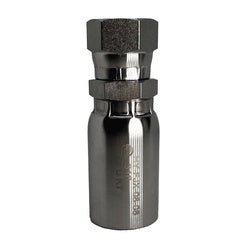 HY Series SSHY - 04 - 04FJ Straight Swivel Adapter, 1/4 - in Hose x 1/4 - in Female JIC Swivel, 316 Stainless Steel - GetHydraulics.com