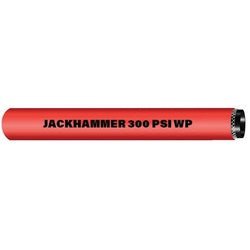 JACK - 100R - 50 General Purpose Jackhammer Air Hose, 50 ft L, 300 psi, Red - GetHydraulics.com